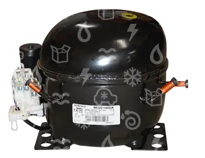 kompresor Embraco NEU2140GK, LBP - R404A, R507, 220 - 240 V, 50 Hz, výtlak: 8,77 cm3
